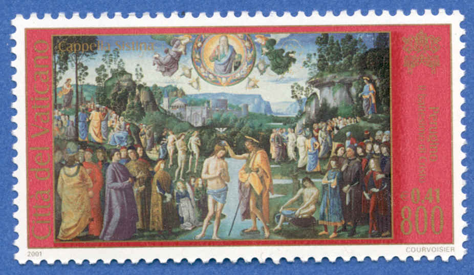 Perugino: Il Battesimo di Cristo L. 800